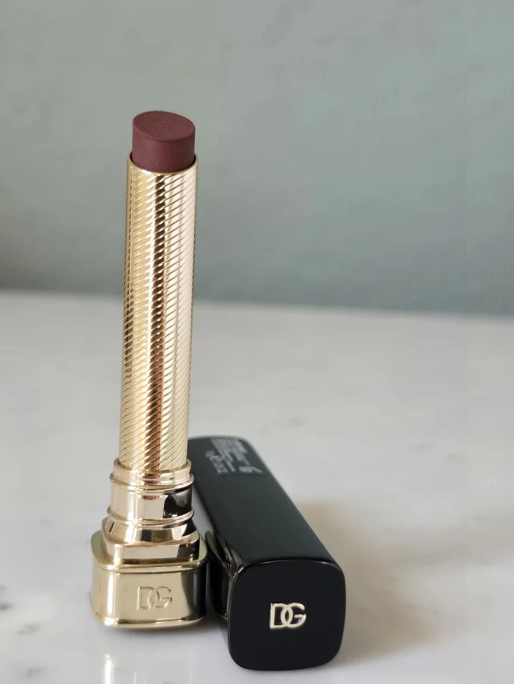 Dolce & Gabbana My 27.01 Rich Chocolate Brown-Tone Purple Lipstick NEW